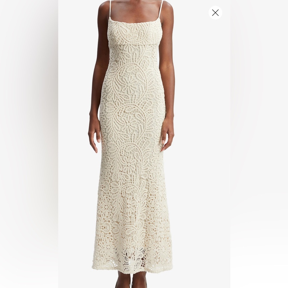 Bardot Cream Lace Maxi Skirt